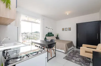 Kitnet / stúdio à venda na rua joão ivanoski, 162, tingui, curitiba, 24 m2 por r$ 270.000