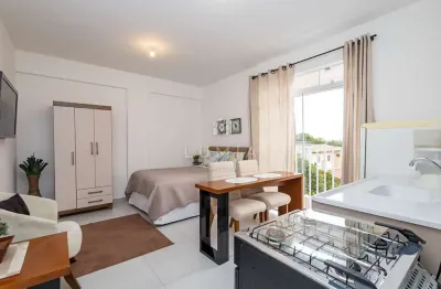 Kitnet / stúdio à venda na rua joão ivanoski, 162, tingui, curitiba, 23 m2 por r$ 260.000