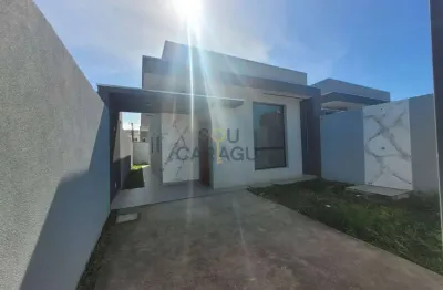 Casa nova no balneário dos golfinhos fácil acesso ao colégio adventista