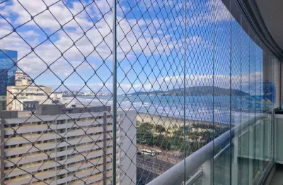 Apartamento com vista mar, lazer completo e vaga demarcada à venda em santos