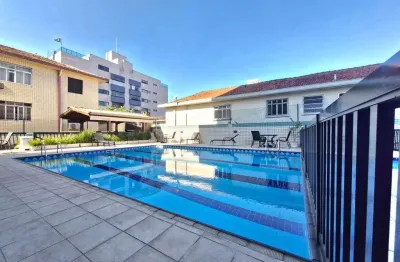 Apartamento com varanda e 2 vagas à venda no embaré. lazer completo