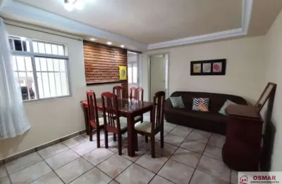 Apartamento à venda no gonzaga, santos-sp: 2 quartos, 2 salas, 1 banheiro, 56m² de área. venha conferir!