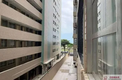 Apartamento à venda no gonzaga em santos-sp: 1 quarto, 1 banheiro, 1 vaga de garagem e 24m² de área. imperdível!