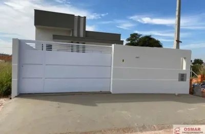 Casa nova à venda em monte mor-sp: 2 quartos, 1 suíte, 1 sala, 2 banheiros, 2 vagas de garagem, no central park.