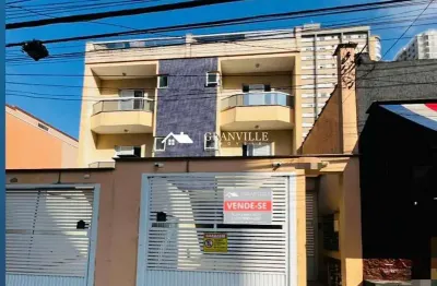 Cobertura para venda em santo andré, campestre, 3 dormitórios, 1 suíte, 2 banheiros, 2 vagas