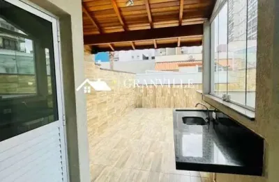 Cobertura para locação em santo andré, campestre, 2 dormitórios, 2 banheiros, 1 vaga