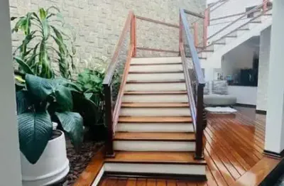 Sobrado para locação em santo andré, vila assunção, 3 dormitórios, 3 suítes, 5 banheiros, 4 vagas