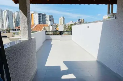 Cobertura para locação em santo andré, vila são pedro, 2 dormitórios, 1 suíte, 2 banheiros, 1 vaga