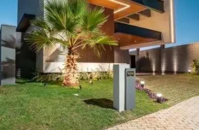 Casa térrea no alphaville 4- suíte master- hidromassagem- sauna- energia solar- gourmet- piscina