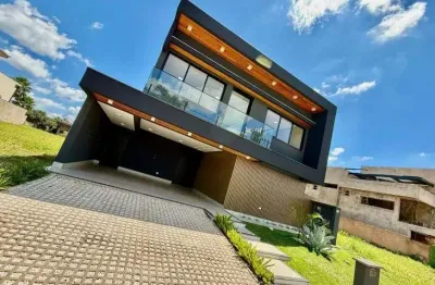 Sobrado com planejados no alphaville iii- 3 suites + 2 quartos- aquecimento solar - com vista linda
