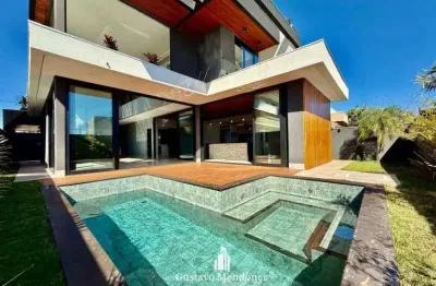 Sobrado no alphaville iii- 3 suítes + escritório - piscina ampla- aquecimento solar- planejados