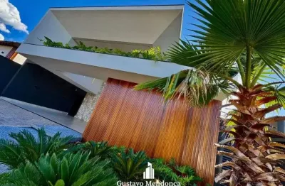 Casa térrea no alphaville 4 com 3 suítes sendo a master com closet- energia solar- piscina aquecida