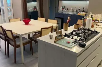 Condomínio água viva residence - lindo apartamento mobiliado e decorado com 3 suítes + quarto de visitas