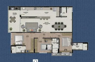 Solar plaza residencial - apartamento em capoeiras, florianópolis/sc