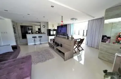 Condomínio residencial belle vie - cobertura linear à venda, 3 suítes, piscina, 3 vagas em condomínio clube mais completo da orla de coqueiros - florianópolis- sc