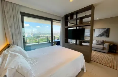 Apartamento mobiliado com vista para o jóquei e lazer completo ao lado da faria lima!