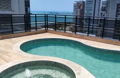 Apartamento 2 quartos a 100 metros do calçadão da av beira mar