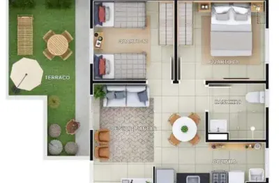 Apartamento com 2 quartos à venda no Parque São Sebastião, Ribeirão Preto 