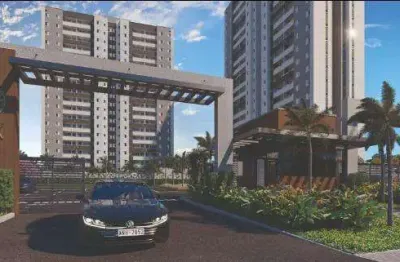 Apto com 2 quartos e escritorio no cond village park