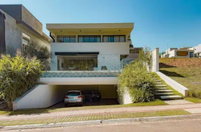 Casa de alto padrão com vista para o pôr do sol – condomínio fechado em alphaville
