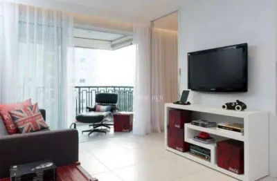 Elegante apartamento mobiliado com 1 suíte e vaga coberta em localização privilegiada