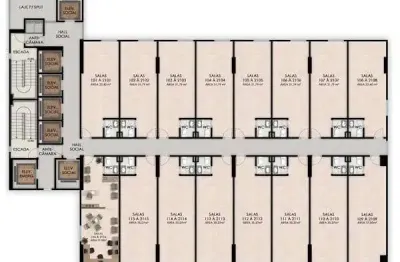 Sala comercial ed. grand tower boa vista, recife - 32m² por r$260.000