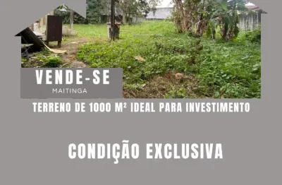 Terreno amplo em maitinga – 1.000 m² a 900m da praia! oportunidade rara em bertioga
