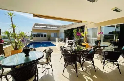 Casa com 5 dormitórios à venda, 550 m² por r$ 3.000.000,00 - condomínio terras de mont serrat - salto/sp