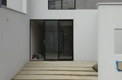 Sobrado novo alto padrão/2suítes/76m2/4,10mtabertura/costa e silva - joinville - sc