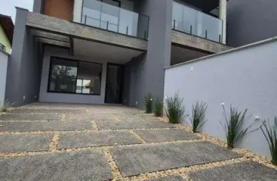 Promoção sobrado alto padrão/1suíte+2dorm/130m2/5mtfundos/2vagasbairro asanto antônio/joinville/sc