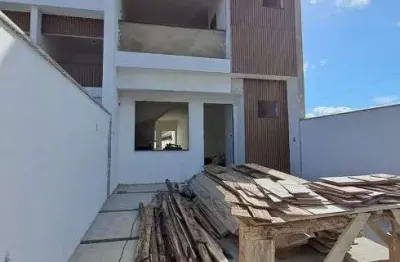 Sobrado alto padrão novo/65m2/2dorm/10mtfundos/2vagas/porcelanato/jardim iririú - joinville - sc