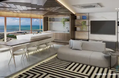 Aurora prince, 5 quartos, 3 suítes,  apartamento vista para o mar, a venda