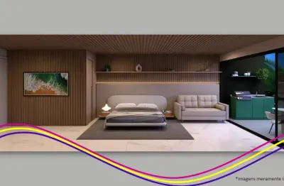 Apartamento 1 quarto, 29m² , praia de muro alto, makai acqua resort