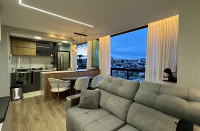 Apartamento mobiliado no bairro boa vista com 52m², 2 dormitórios e 2 vagas