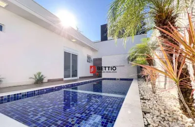 Linda casa térrea com 4 quartos todos suítes e piscina no condomínio duas marias, indaiatuba - sp