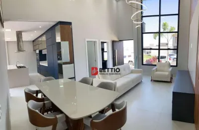 Linda casa térrea, nova, mobiliada, 3 suítes, piscina, condomínio maria cândida, indaiatuba sp