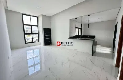 Casa térrea nova, com 3 suítes, 3 vagas de garagem, park gran reserve, indaiatuba sp