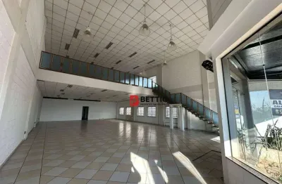 Salão com mezanino para locação, 6 vagas fixas e quintal - itaici - indaiatuba/sp