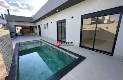 Linda casa terrea a venda, 3 suítes e piscina c/ hidro, cond. evidências - indaiatuba/sp