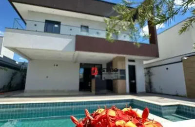 Casa assobradada, 4 quartos, sendo 3 suítes e piscina, cond. alto itaici, indaiatuba/sp