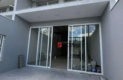 Lindo salão comercial, mezanino fechado c/ parede de vidro 3 banheiros, vila georgina, indaiatuba/sp