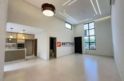 Linda casa térrea, 3 suítes, com planejados, ar condicionado, Condomínio Mantova, Indaiatuba SP