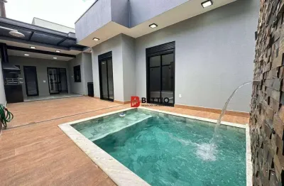 Casa térrea a venda, piscina, 3 quartos, 1 suíte, 3 vagas, Cond. Jd. Mantova - Indaiatuba/SP