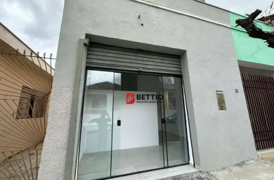 Salão comercial para locação com 46m², área de recepção, 1 banheiro, no centro de Indaiatuba-SP