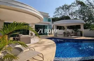 Casa a venda 450m² com 6 suítes, 3 salas e escritório, bairro jardim américa, paulínia/sp | cód.: 17034