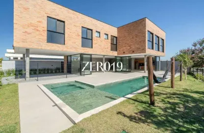 Casa em condomínio à venda em jaguariúna - 4 suítes, lazer completo