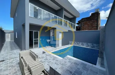 Casa 2 dormitórios para venda em itanhaém, bopiranga, 2 dormitórios, 2 suítes, 4 banheiros, 2 vagas