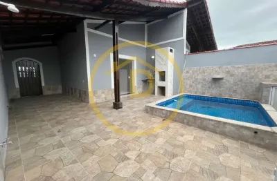 Casa 3 dormitórios para venda em mongaguá, balneario jussara, 3 dormitórios, 1 suíte, 2 banheiros, 3 vagas