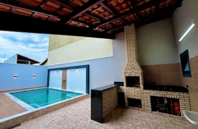 Casa 3 dormitórios para venda em mongaguá, florida mirim, 3 dormitórios, 1 suíte, 3 banheiros, 2 vagas