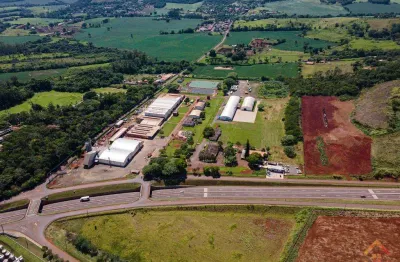 Barracão para locação em condomínio fechado na zona sul, 457.23m² por r$ 6.858,45/mês - saída para curitiba - londrina/pr